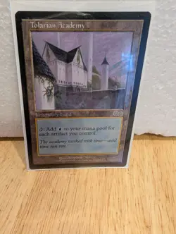 Vintage Tolarian Academy Rare Lightly Played MTG Magic Deckmaster Card - Image 1