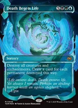 Death Begets Life Showcase Foil - Tarkir: Dragonstorm MTG-NM - Image 1