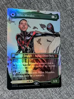 Miles Morales (0234) (Borderless) - Marvel's Spider-Man FOIL MTG NM/M - Image 3