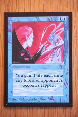 Lifetap NM+ *Magic International Collector's Edition* English MTG the Gathering - Image 1