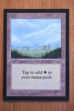 Plains (A) NM+ *Magic International Collector's Edition* English MTG Gathering - Image 1