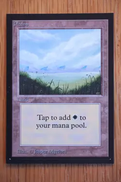 Plains (B) NM+ *Magic International Collector's Edition* English MTG Gathering - Image 1