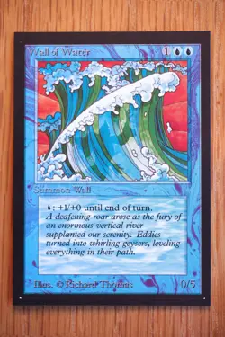 Wall of Water NM+ *Magic International Collector's Edition* English MTG - Image 1