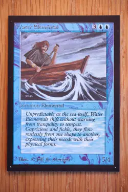 Water Elemental NM+ *Magic International Collector's Edition* English MTG - Image 1