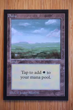 Plains (C) NM+ *Magic International Collector's Edition* English MTG Gathering - Image 1