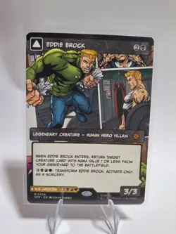 Magic the Gathering Eddie Brock Marvel's Spider-Man #0224 Non-Foil NM MTG - Image 1