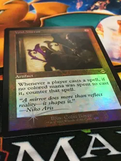 C5191 MAGIC MTG MODERN HORIZONS 2 VOID MIRROR #435 LP RARE FOIL RETRO - Image 2