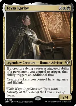 Teysa Karlov - Commander Masters (CMM) near mint pack fresh x1 - Image 1