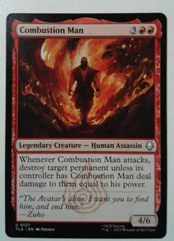 Combustion Man *Uncommon* Magic MtG x1 Avatar: The Last Airbender - Image 1