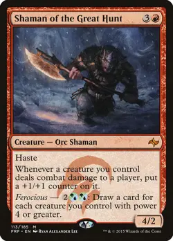 Shaman of the Great Hunt [Fate Reforged] Magic MTG - Image 1
