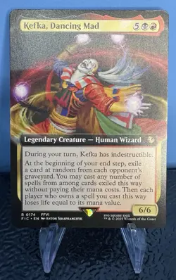 MTG Commander: FINAL FANTASY #174 Kefka, Dancing Mad (Extended Art) NM - Image 1