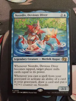 (NM) Neerdiv, Devious Diver - MtG: J25 Foundations Jumpstart - Image 1