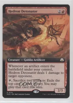 Extended Art - Hedron Detonator Magic: March of the Machine Commander MOC #0118 - Image 1