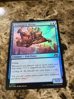 SCROUNGING SKYRAY Magic MTG Aetherdrift Foil - Image 1