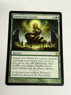 Green Sun's Zenith | NM | Mirrodin Besieged | MBS #81 | MTG - Image 1