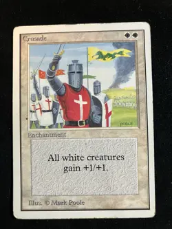 MTG Crusade Revised 3rd Edition MP/HP Edge Wear - Image 1