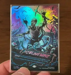 SLD Howling Mine Secret Lair Drop Foil Bonus Card MTG NM - Image 1