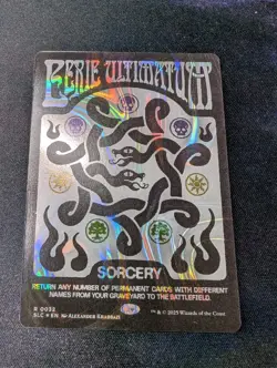 MTG Eerie Ultimatum Halo Foil Secret Lair Encyclopedia Countdown - Image 1