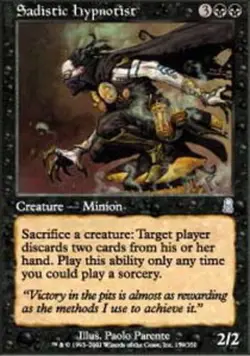 1x Sadistic Hypnotist - Foil Moderate Play MTG Magic - Kid Icarus - - Image 1