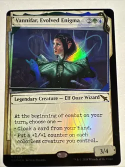 Vannifar, Evolved Enigma (Showcase) (Invisible Ink) Murders at Karlov Manor Foil - Image 1