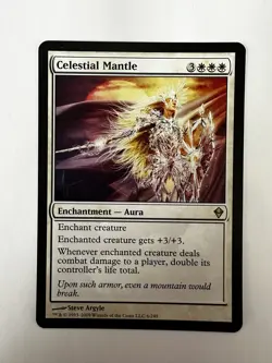Celestial Mantle *Zendikar* MTG Magic the Gathering - Image 1