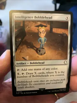1x INTELLIGENCE BOBBLEHEAD - Fallout - MTG - Magic the Gathering - Image 1