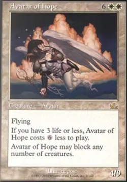 MTG - Avatar of Hope - Prophecy - NM, English Magic FLAT RATE SHIP - Image 1
