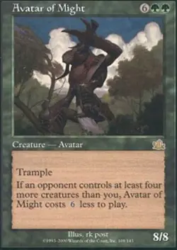 MTG - Avatar of Might - Prophecy - NM, English Magic FLAT RATE SHIP - Image 1