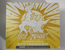 Pokemon Center Brilliant Stars ETB Elite Trainer Box Open box, No Packs - Image 1