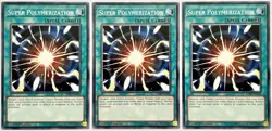 3 x SDSH-EN026 Super Polymerization - Common 1st Edition Near Mint YuGiOh Cards - Image 1