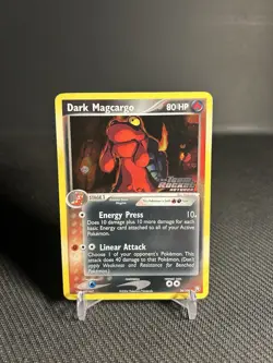 Pokemon TCG Dark Magcargo 38/109 Team Rocket Returns Reverse Holo LP - Image 1