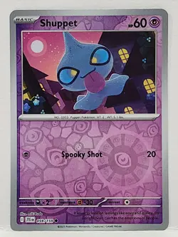 Pokemon TCG 2025 Sv:09 Journey Together Shuppet #059/159 Reverse Holo - Image 1