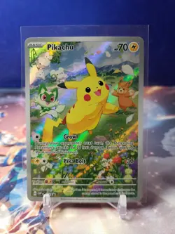 Pokemon TCG Black Star Promo Pikachu Illustration Rare SVP 088 - Image 1