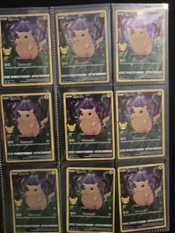 Pokemon TCG Celebrations Pikachu 005/025 Lot (9) Full Art - Image 1