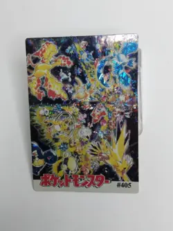 Articuno Moltres Zapdos #405 Pokemon Vintage Prism Vending Sticker Japanese - Image 1
