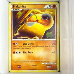 Makuhita 55/90 Pokemon English HeartGold & SoulSilver Undaunted 2010 - Image 1