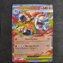 Mega Camerupt EX 022/132 Pokemon TCG Mega Evolution Double Rare NM - Image 1
