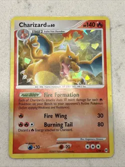 Pokemon TCG Charizard (Platinum Arceus 1/99) Cracked Ice Holo Bleed MP/PL - Image 1