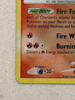 Pokemon TCG Charizard (Platinum Arceus 1/99) Cracked Ice Holo Bleed MP/PL - Image 4