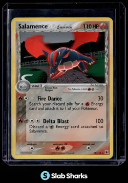 2005 POKEMON EX DELTA SPECIES #14/113 SALAMENCE HOLO - Image 1