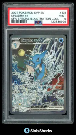 2023 POKEMON SV BLACK STAR PROMOS - SVP EN #131 KINGDRA EX PSA 9 - Image 1