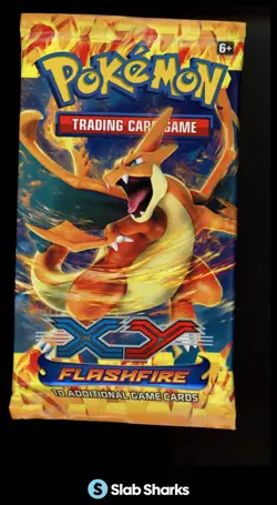 POKEMON TCG XY FLASHFIRE SEALED FOIL PACK - Image 1