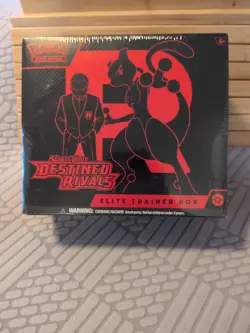 Pokemon TCG Destined Rivals Pokemon ETB Elite Trainer Box IN HAND - Image 1