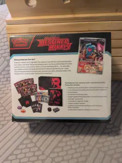 Pokemon TCG Destined Rivals Pokemon ETB Elite Trainer Box IN HAND - Image 3