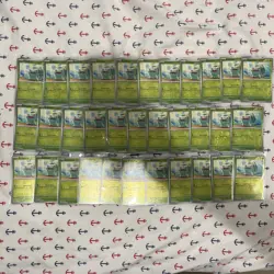 Pokemon TCG Bulbasaur 001/165 Cosmos Holo Scarlet & Violet LOT OF 33 ALL LP-NM - Image 1