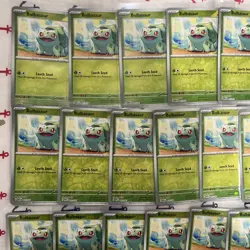 Pokemon TCG Bulbasaur 001/165 Cosmos Holo Scarlet & Violet LOT OF 33 ALL LP-NM - Image 2