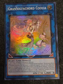 Yugioh! GranSolfachord Coolia - CYAC-EN049 - Super Rare - 1st Edition Near Mint, - Image 1