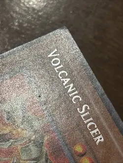 Volcanic Slicer FOTB-EN012 Force of the Breaker 1st Edition Rare LP (scratches) - Image 2
