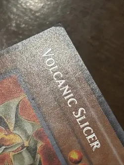 Volcanic Slicer FOTB-EN012 Force of the Breaker 1st Edition Rare LP (scratches) - Image 3