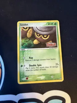 Seedot 60/108 EX Power Keepers Reverse Holo Stamped Pokemon Card - Image 1